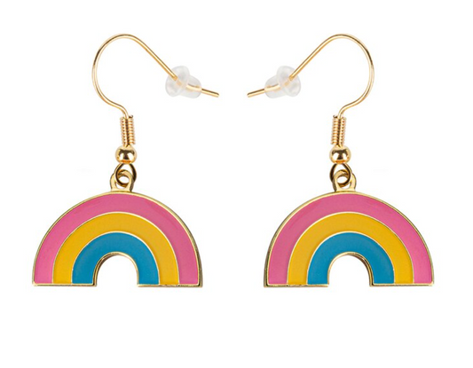 PANSEXUAL PRIDE FLAG RAINBOW EARRINGS