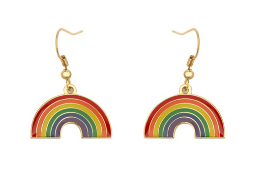 RAINBOW PRIDE FLAG EARRINGS