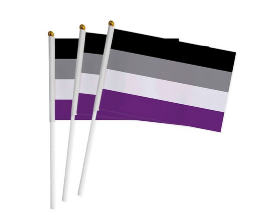 ASEXUAL PRIDE HAND FLAG