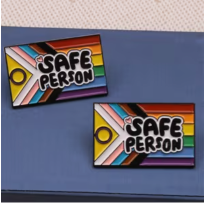 "Safe Person" Pin